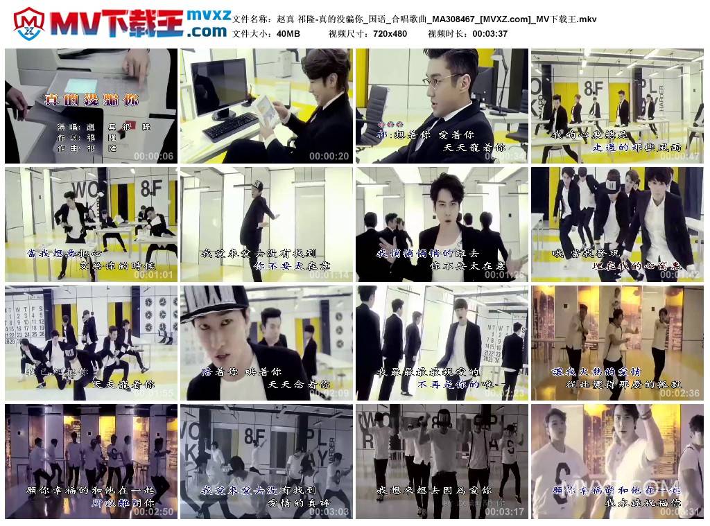 赵真 祁隆-真的没骗你_国语_合唱歌曲_MA308467